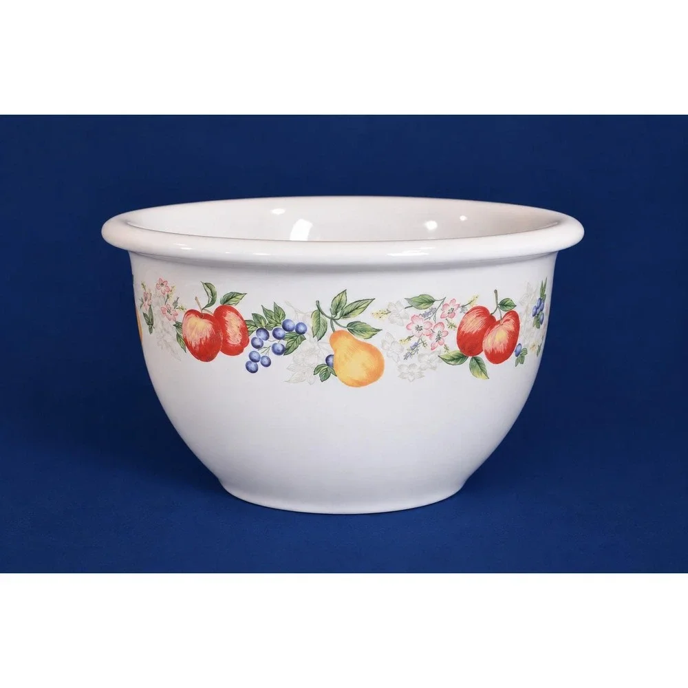 Corelle Coordinates Chutney Fruit Pattern 1 Quart Stoneware Mixing Bowl, Corning